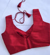 Rang- Red Blouse (Attachable Sleeves)