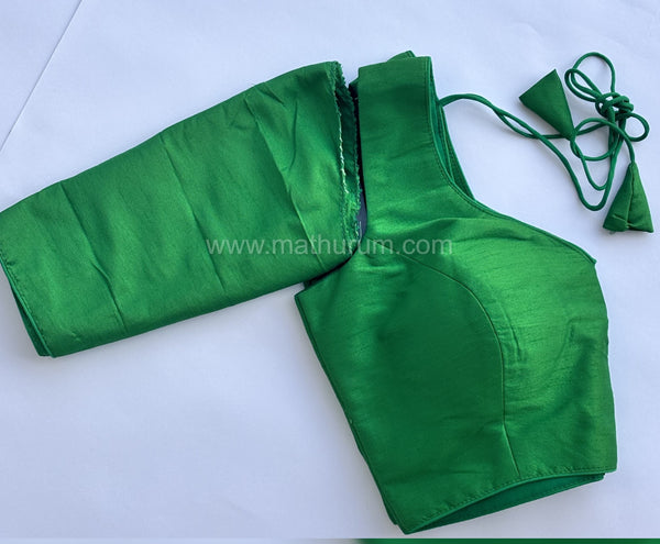 Rang- Light Green Blouse (Attachable Sleeves)