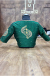 Emera- Green Zardosi Blouse