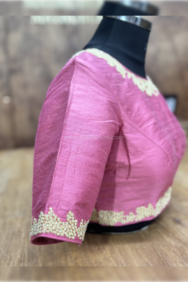Havira - Pink Zardosi Blouse