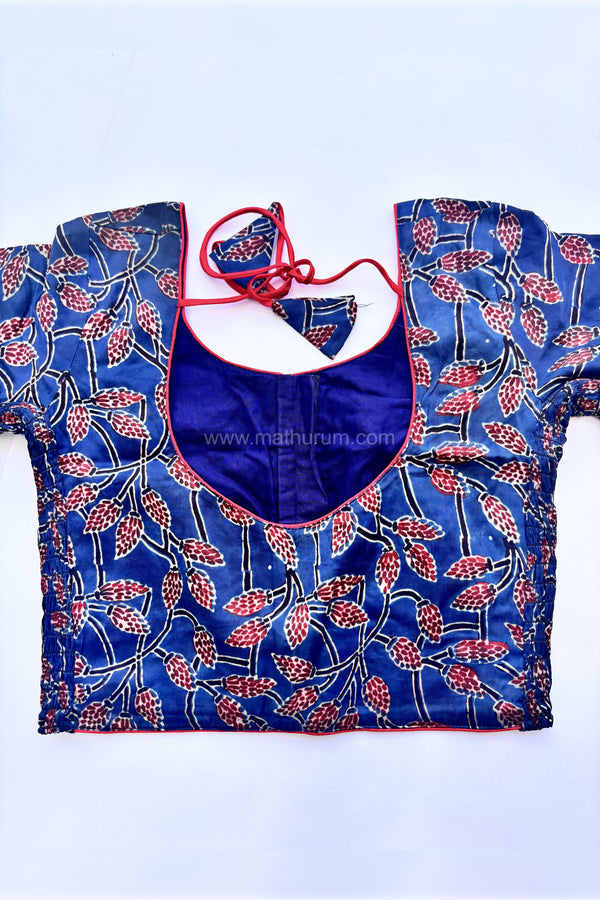 Ziva- Blue Strechable Blouse