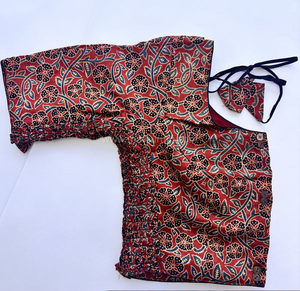 Ziva- Maroon Strechable Blouse