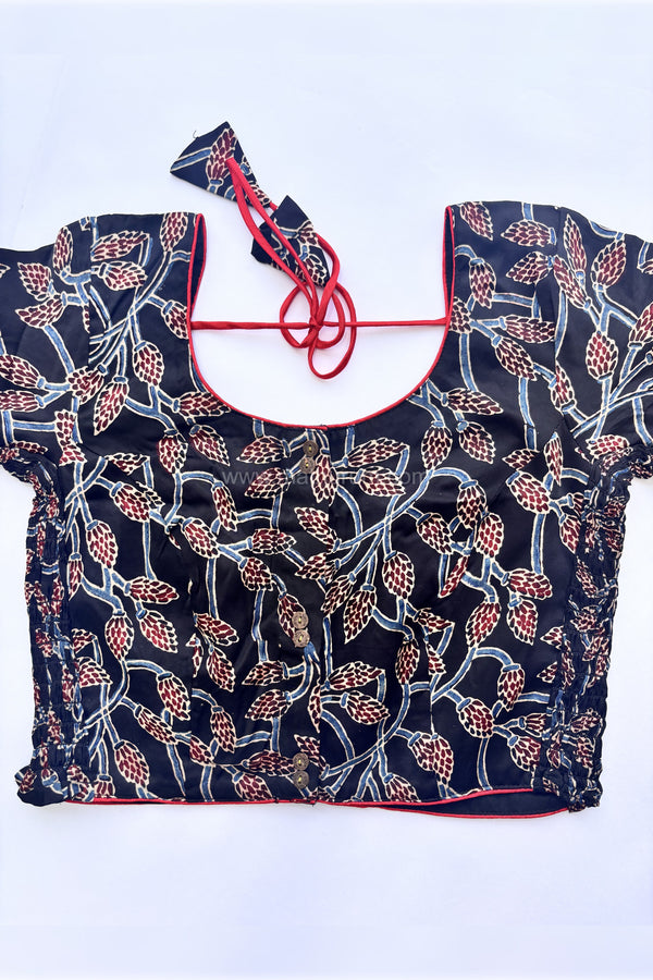 Ziva- Black Strechable Blouse