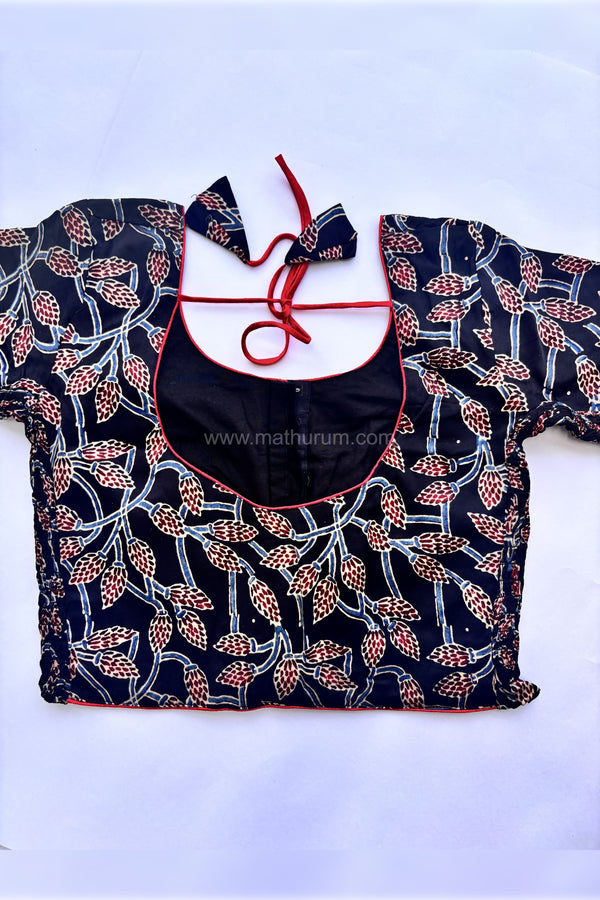 Ziva- Black Strechable Blouse