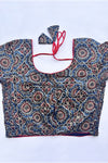 Ziva- Indigo Strechable Blouse