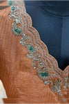 Zivara- Orange Zardosi Blouse