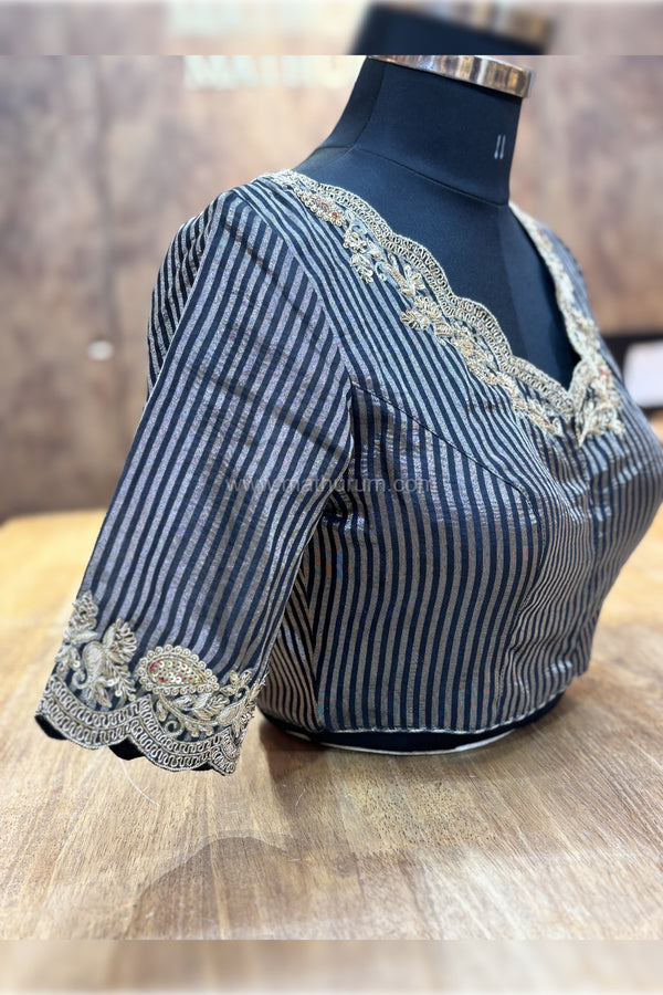 Zivara- Black Zardosi Blouse