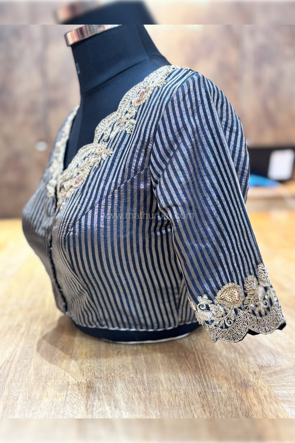 Zivara- Black Zardosi Blouse