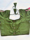 Little Garden - Mehandi Embroidery Blouse