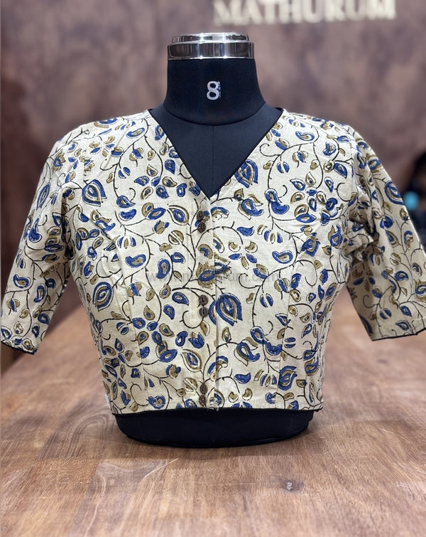 Paruthi Beige Floral Blouse