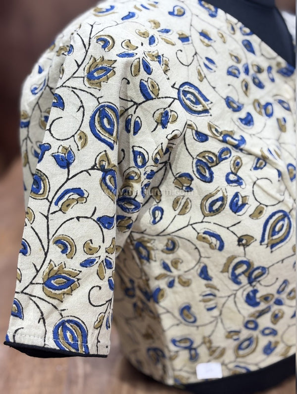 Paruthi Beige Floral Blouse