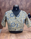 Paruthi Beige Round Floral Blouse