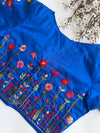 Botanica - Blue Embroidery Blouse