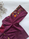 Botanica - Wine Embroidery Blouse