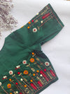 Botanica - Green Embroidery Blouse