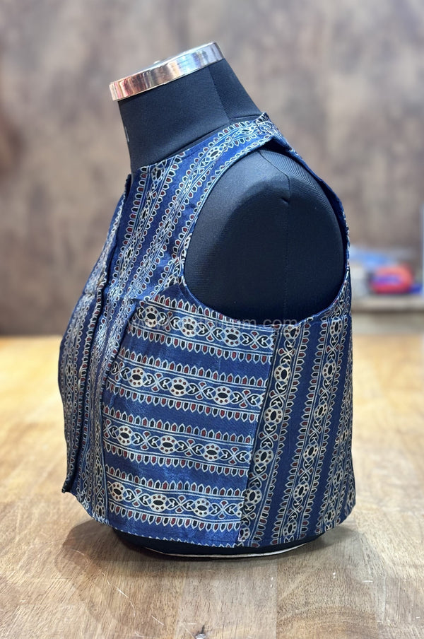 Kajal - Blue Sleeveless Blouse