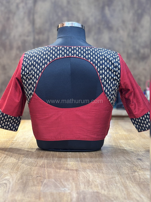 VIVID- Maroon Blouse