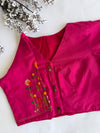 Botanica - Pink Embroidery Blouse