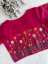 Botanica - Pink Embroidery Blouse