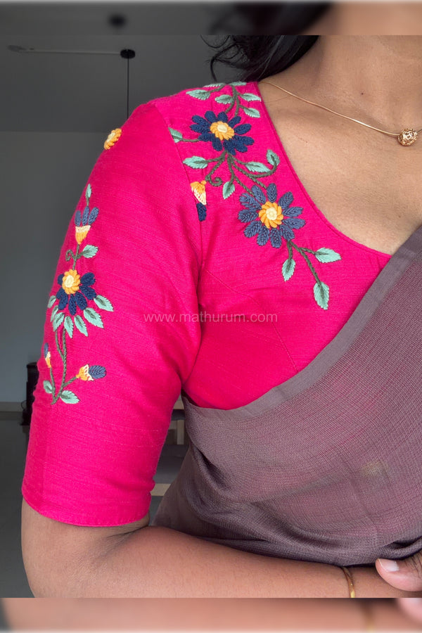 Pretty in Pink- Dark Pink Blouse