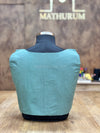 Kiara - Sage Green Blouse (Attachable Sleeves)