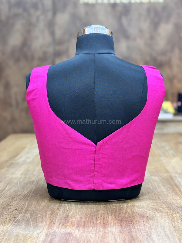 Tiara - Pink Blouse (Attachable Sleeves)