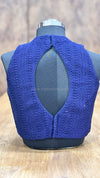Boho Knot- Navy Blue Blouse