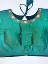 Handwork - Green Blouse Pattern 1