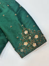 Handwork - Green Blouse Pattern 1