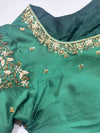 Handwork- Green Blouse Pattern 2