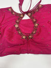 Handwork- Pink Blouse Pattern 1