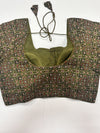 Cotton Mehendi Green Blouse