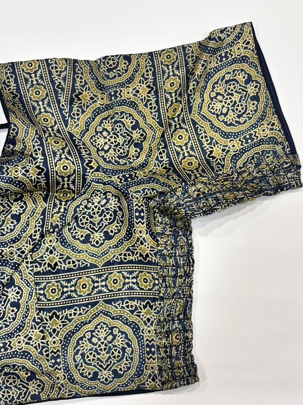 Ziva- Blue Strechable Blouse