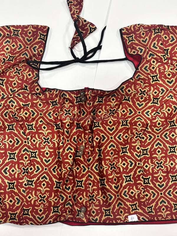 Ziva- Red Strechable Blouse