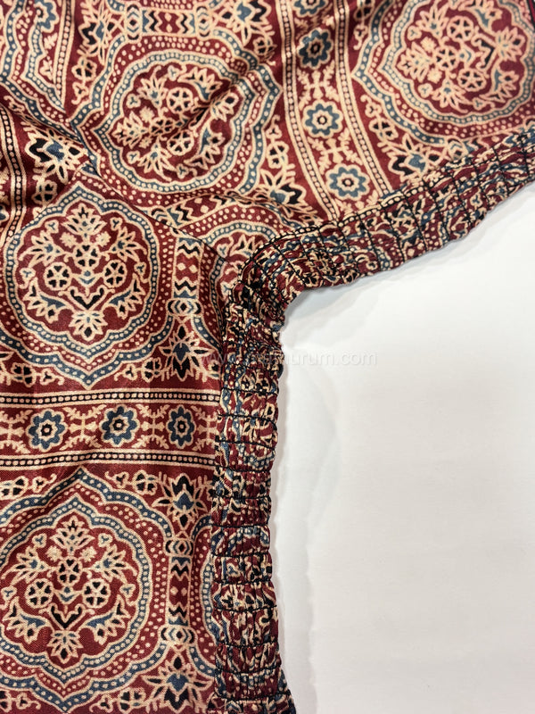 Ziva- Maroon Strechable Blouse