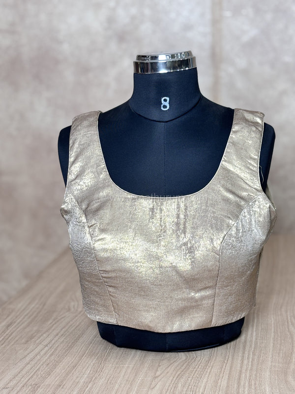 Glow Getter- Gold Blouse (Attachable Sleeves)