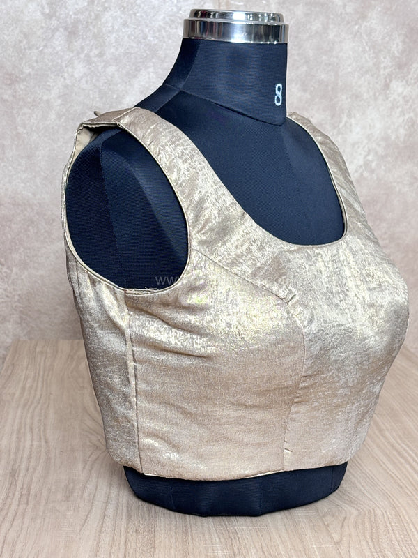 Glow Getter- Gold Blouse (Attachable Sleeves)