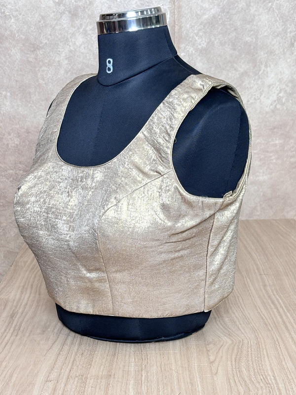 Glow Getter- Gold Blouse (Attachable Sleeves)