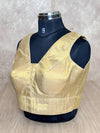 Shimmer & Sass- Gold Blouse (Attachable Sleeves)