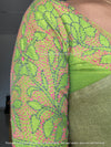 Mahika- Green Embroidery Blouse
