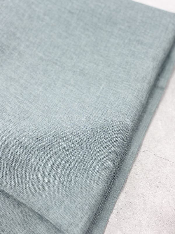 Nira Jute Silk Plain Sarees - Blue Grey