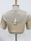Diva- Banarasi Off-White Strechable Blouse