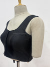 Sakki- Black Blouse (Attachable Sleeves)