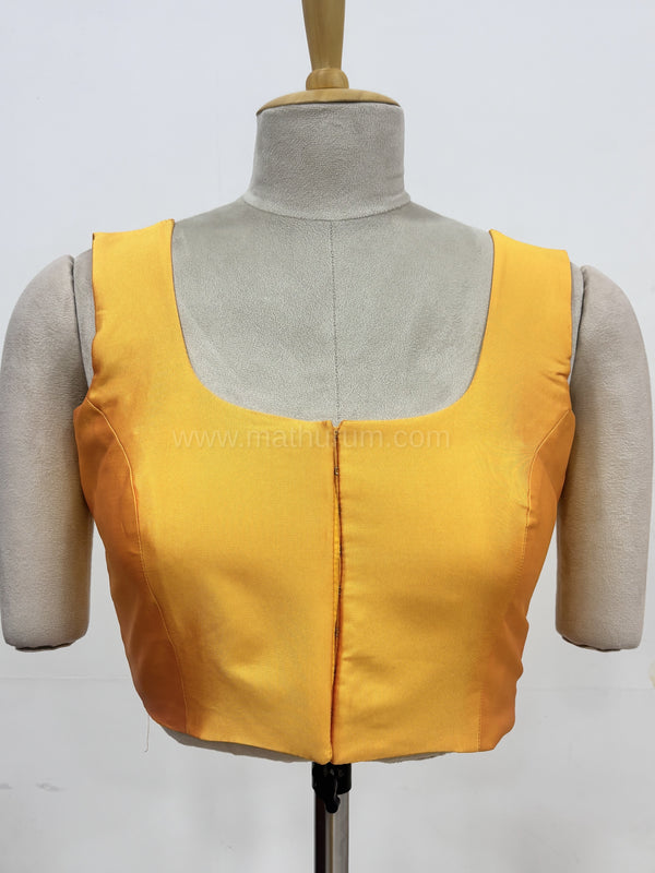 Sakki-Yellow Blouse (Attachable Sleeves)