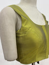 Sakki-Lemon Green Blouse (Attachable Sleeves)