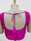 Sakki-Rani Pink Blouse (Attachable Sleeves)