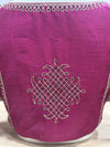 Kolam - Majenta/Green Embroidery Blouse