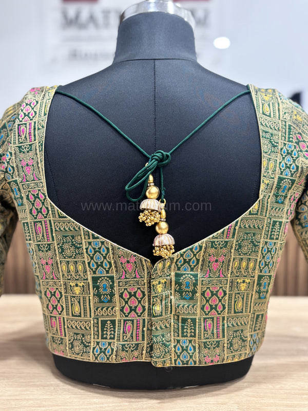 Manjari- Green Blouse