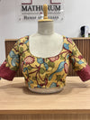 Kalam-Penkalamkari Beige Blouse