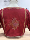 Kolam - Maroon Embroidery Blouse
